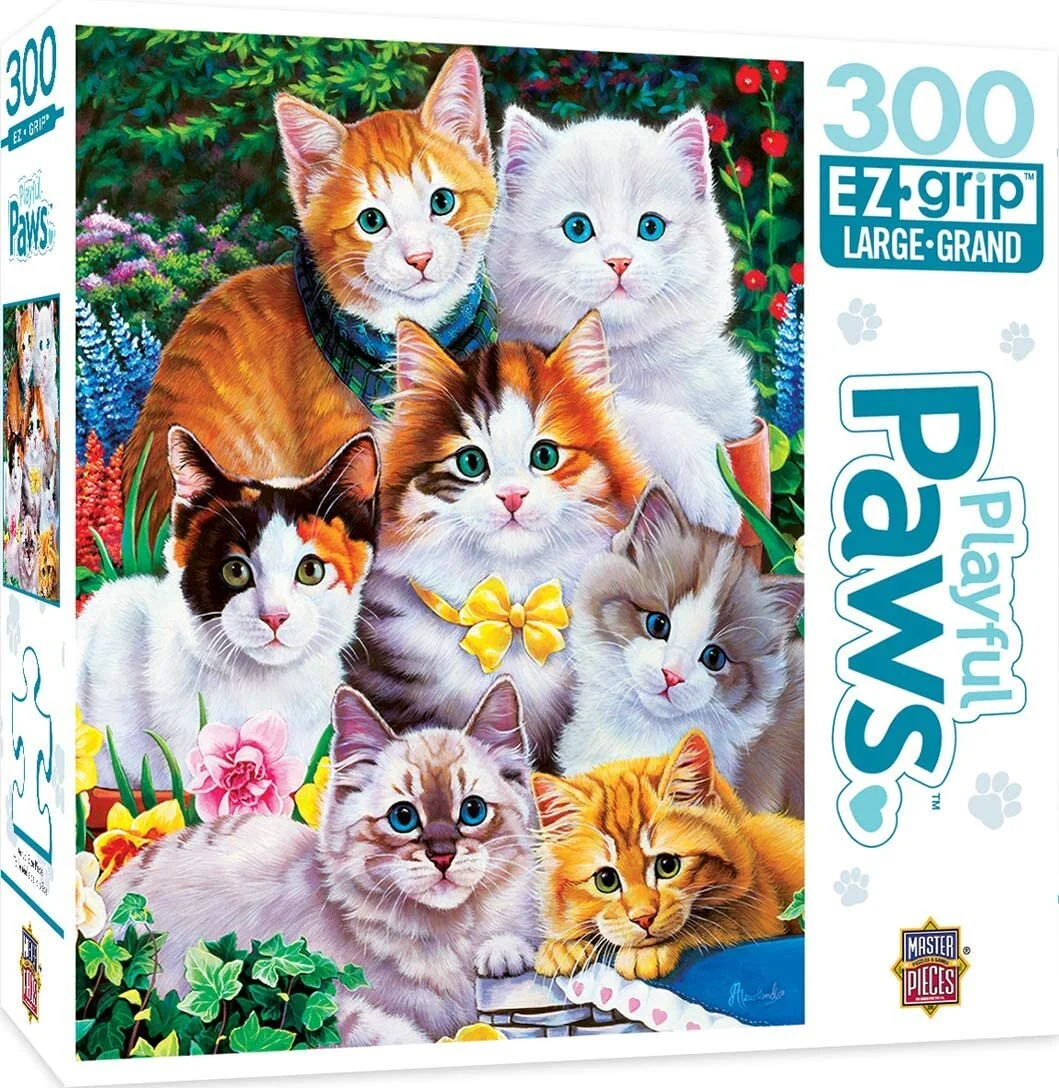 Playful Paws Puuurfectly Adorable 300 piece jigsaw puzzle